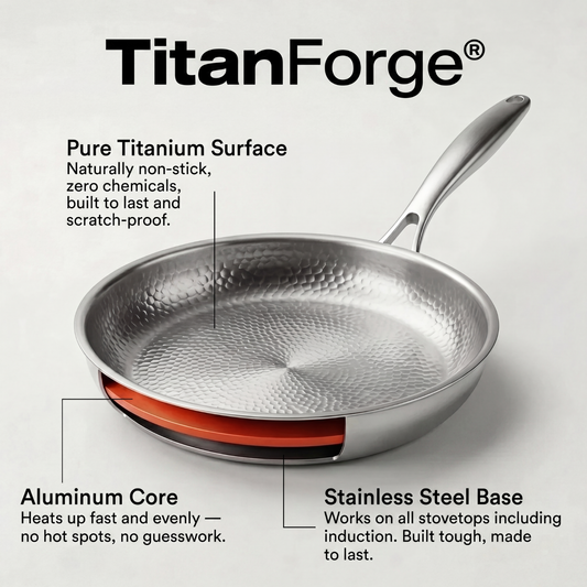 TitanForge® — The Titanium Non-Stick Pan