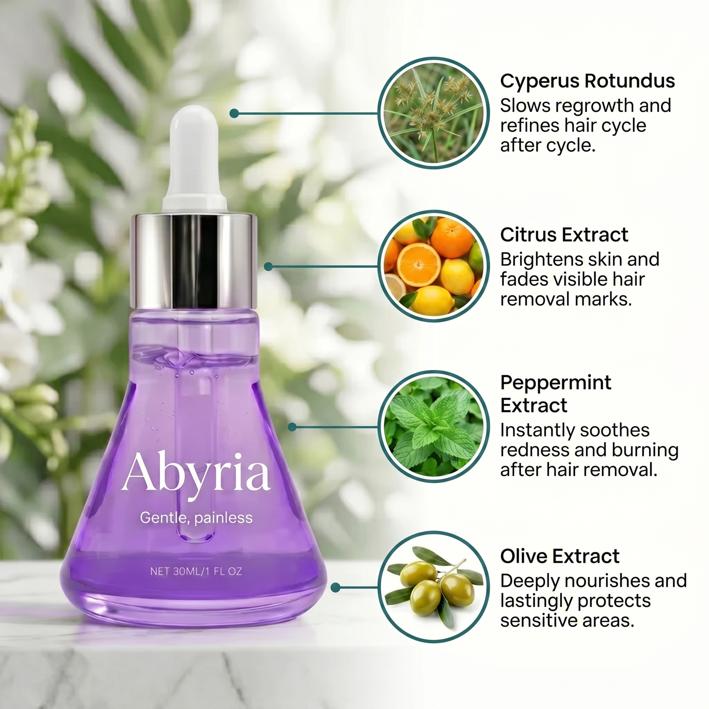 Abyria - Hair Growth Inhibitor Serum